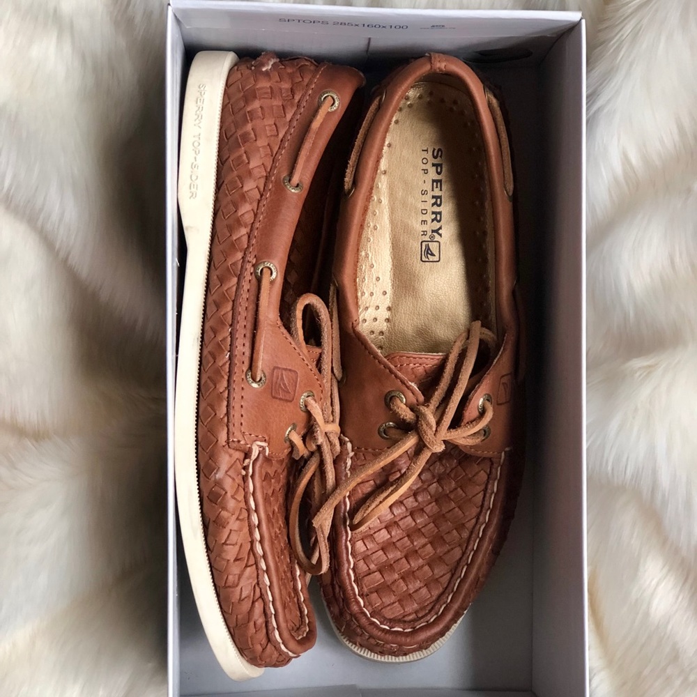 Sperry A/O Papaya Woven shoes (US 8)
